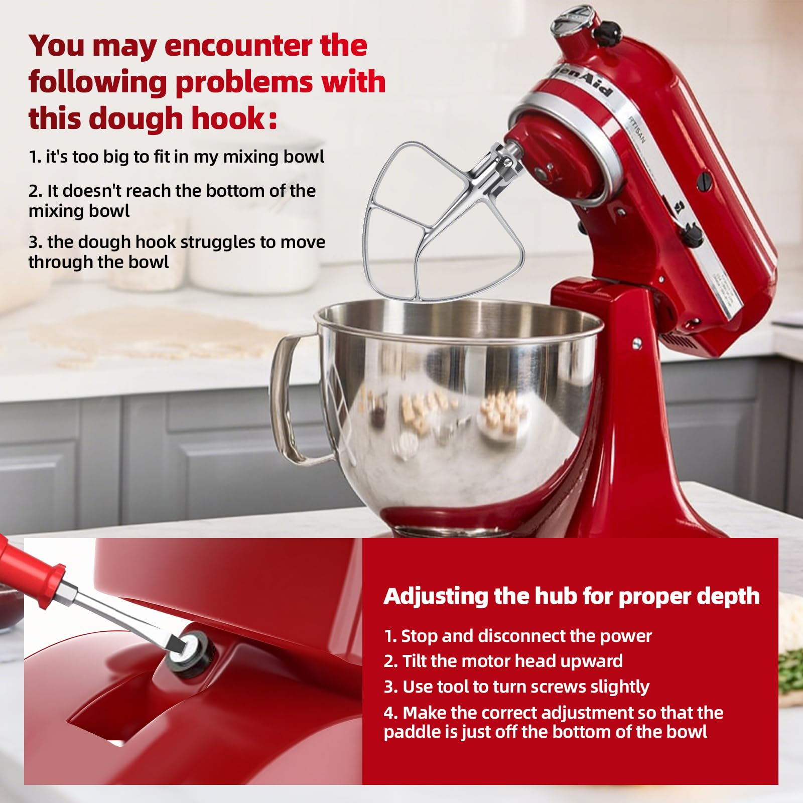Cowbright gift ready KitchenAid attachment for bakers and hobby chefs.