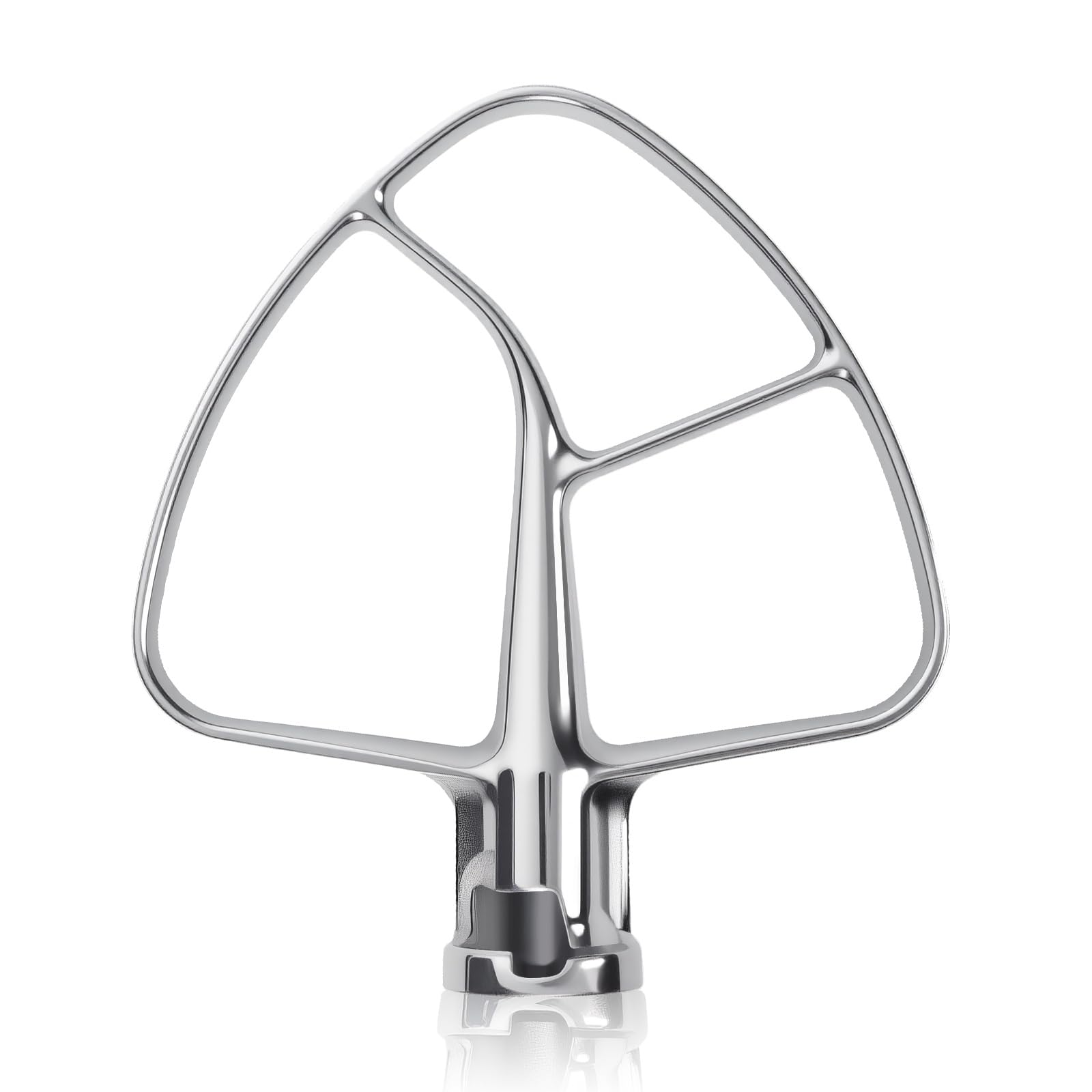 Cowbright K45B flat beater in stainless steel for consistent mixing.