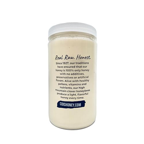 Cox's Honey creamed honey spread on toast illustrating easy, mess-free topping.