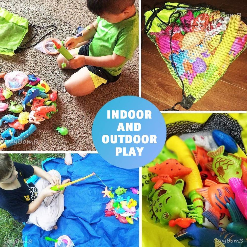 CozyBomB multiplayer fishing game invites parent-child bonding and friendly competition.