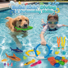 Cozycharm seaweed toys add bright, playful obstacles for imaginative pool challenges.