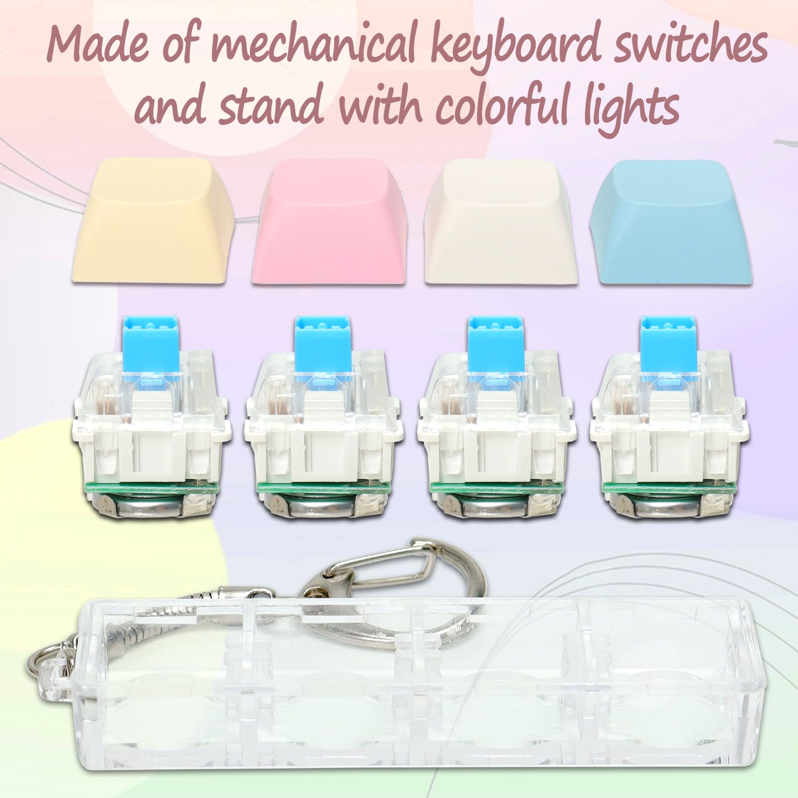 COZYMATE ABS matte keycaps provide comfortable tactile feedback