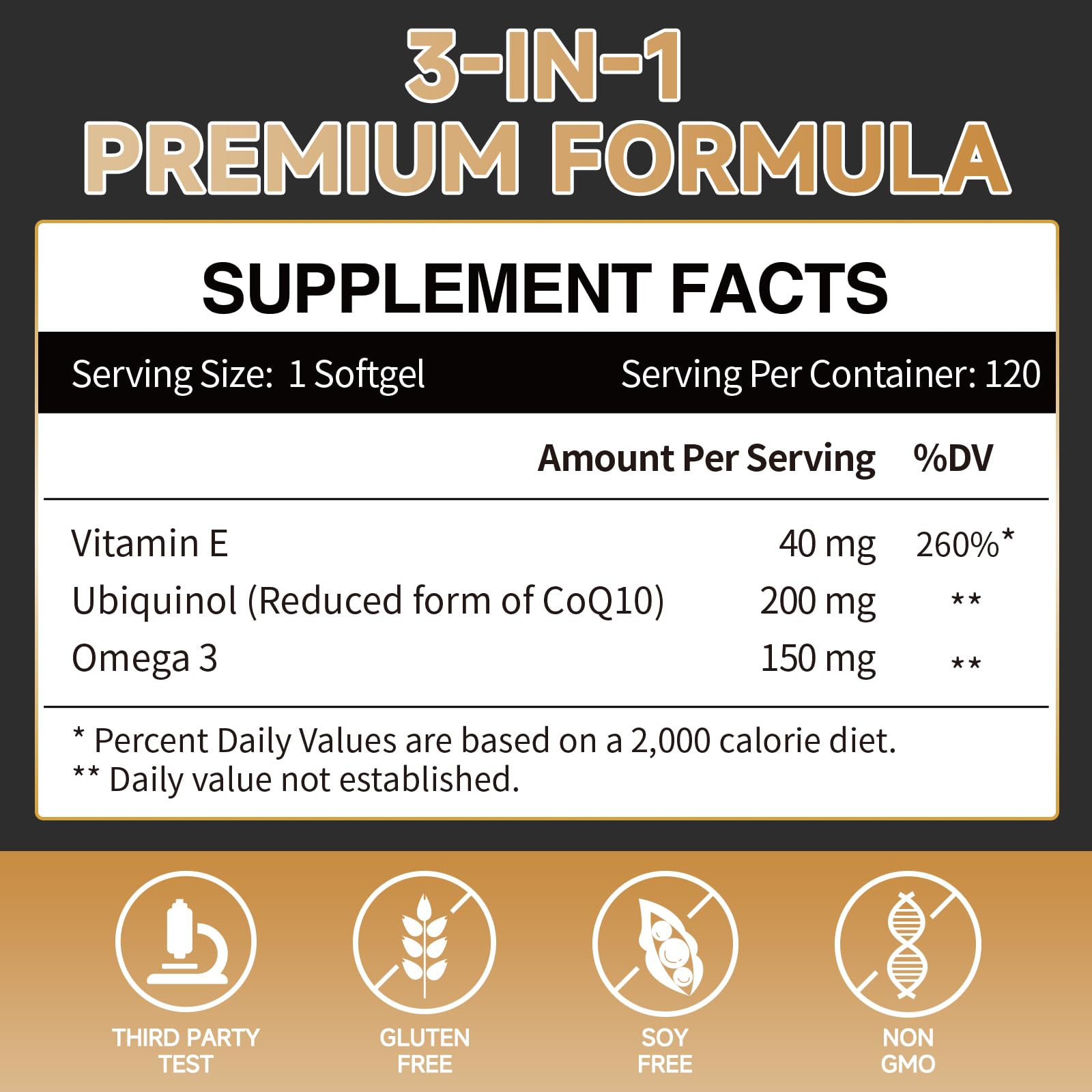 Cozynol ubiquinol CoQ10 softgels pour image highlights easy intake for daily routines and heart support.