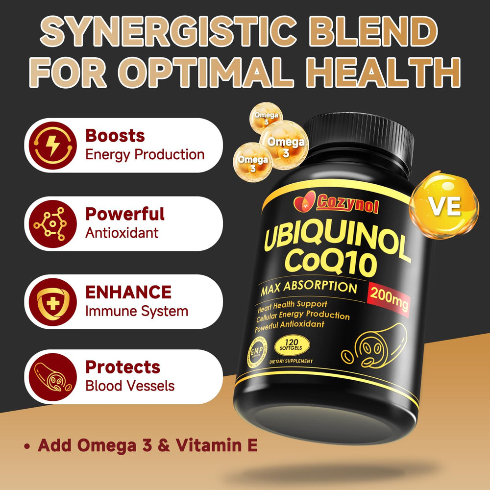 Cozynol vitamin E enhanced formula closeup shows improved absorption and cellular support.