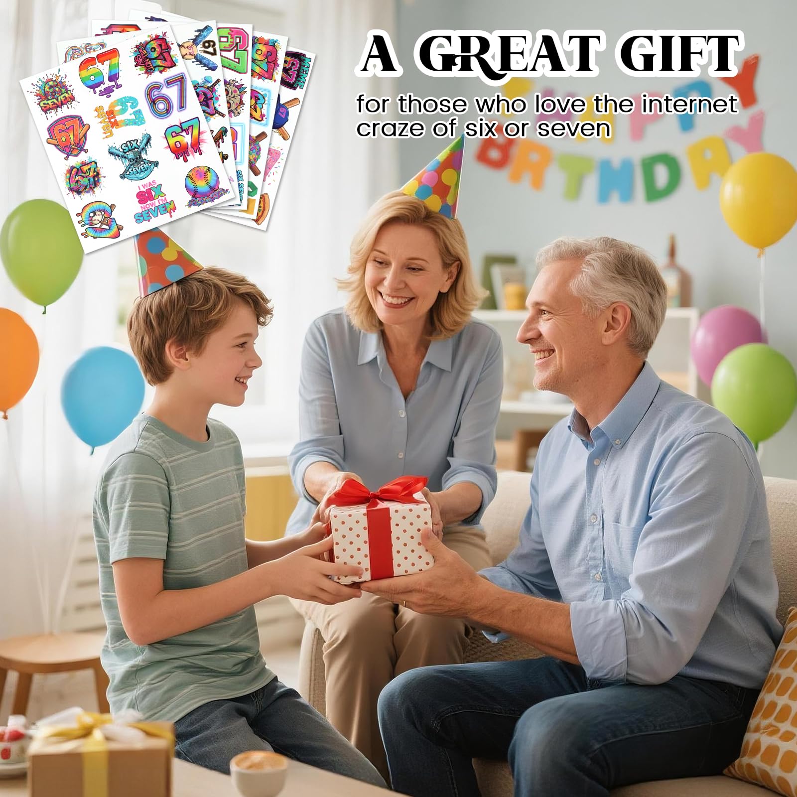 CozyNuukee party gift tattoos, 15 sheets with 60 designs for mixed looks.