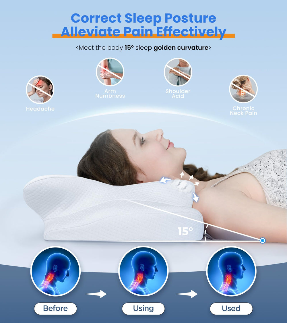 Cozyplayer six contour zones cradle neck, shoulders, and arms for even support.