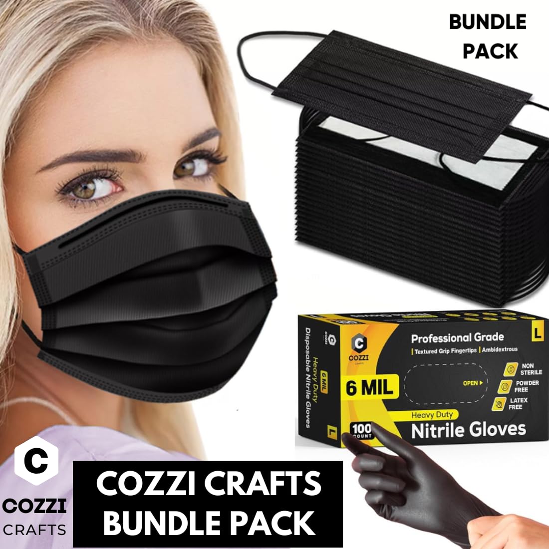 Cozzi Crafts melt-blow center layer enhances filtration.