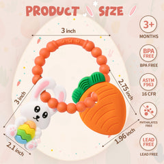 Cozzymore baby ring teether designed for small hands