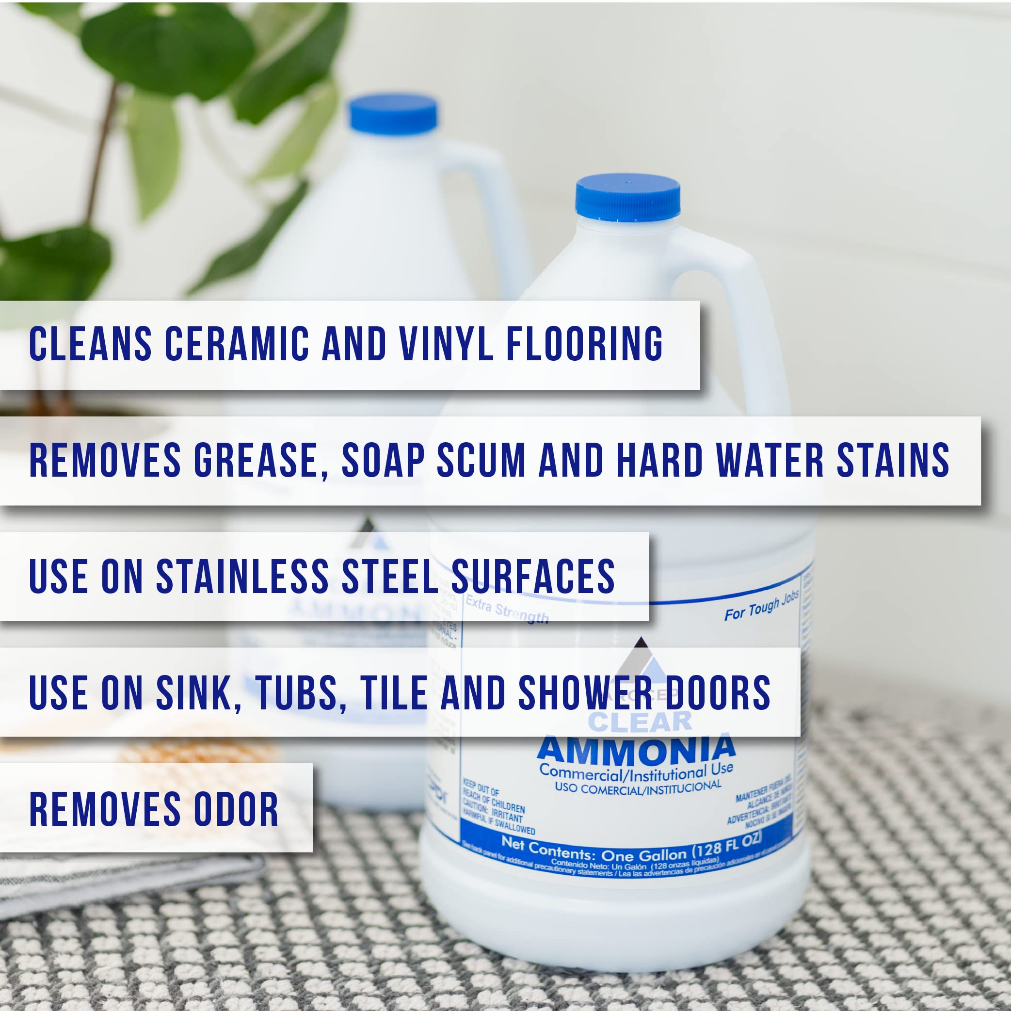 CPDI Clear Ammonia Cleaner spray nozzle enables easy dilution and spraying.