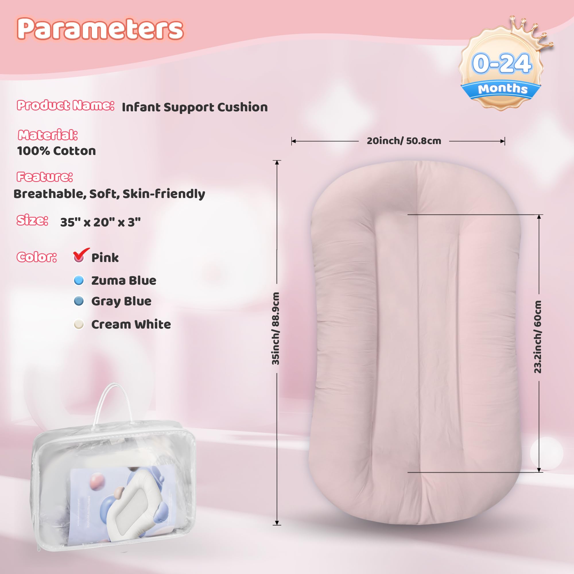 Cpzzkq breathable pure cotton cover promotes airflow