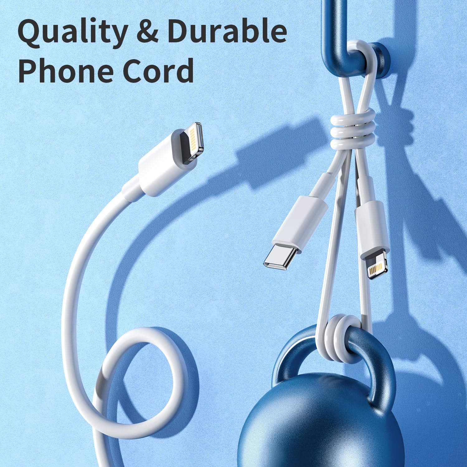CQDKWG triple-pack charger set for multiple charging spots at home or desk