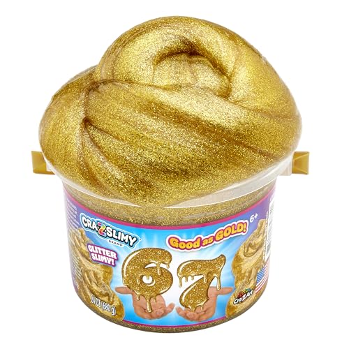 Cra-Z-Art premade slime 24oz in gold for quick, sensory fun