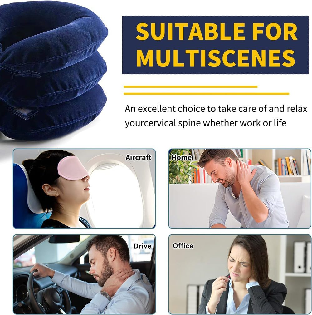 CRABCLAW Neck Stretcher ergonomic design with soft fit for neck comfort