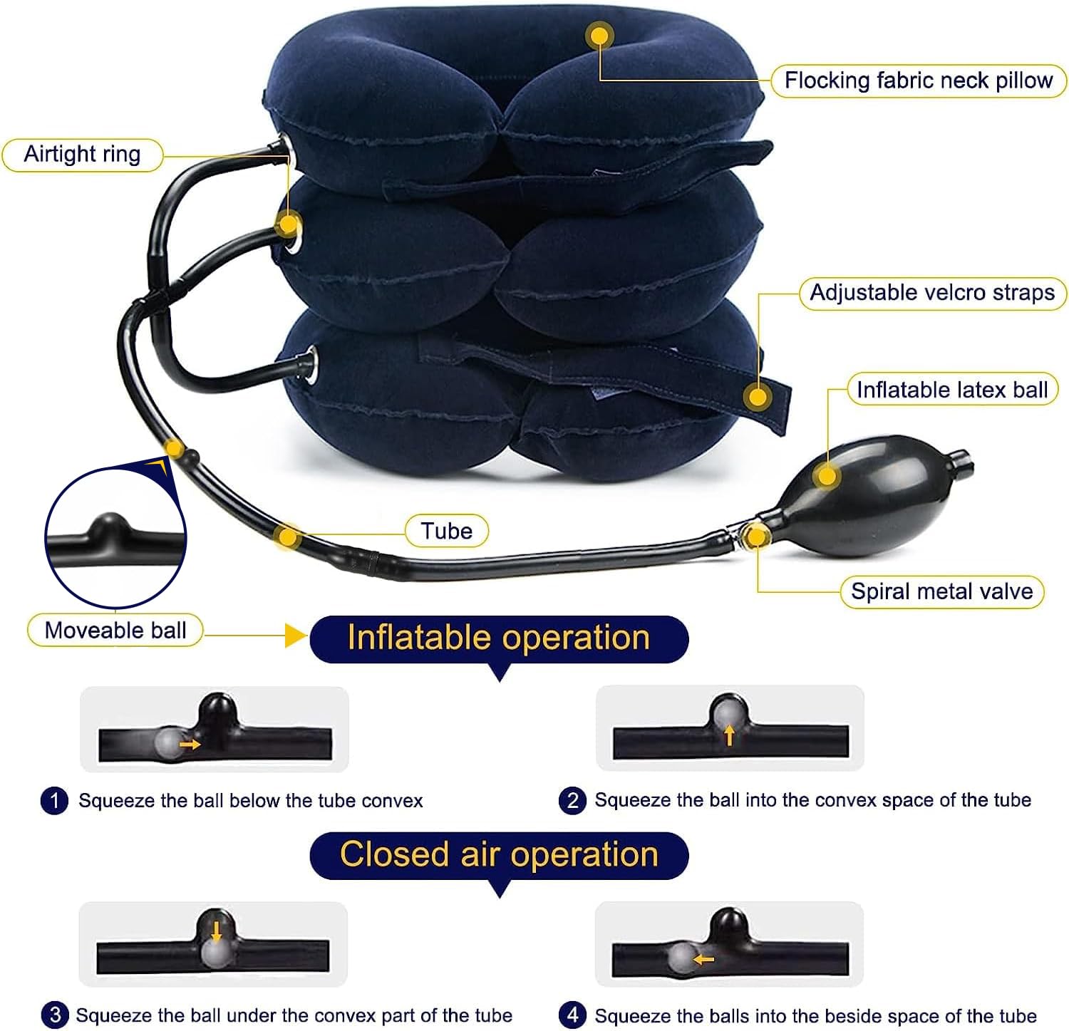 CRABCLAW Neck Stretcher side view highlights ergonomic fit for daily use.