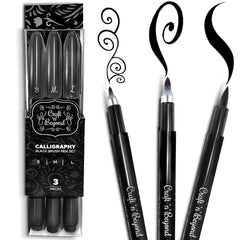 Craft 'n' Beyond brush pens pack small – precise beginner lettering for journals.