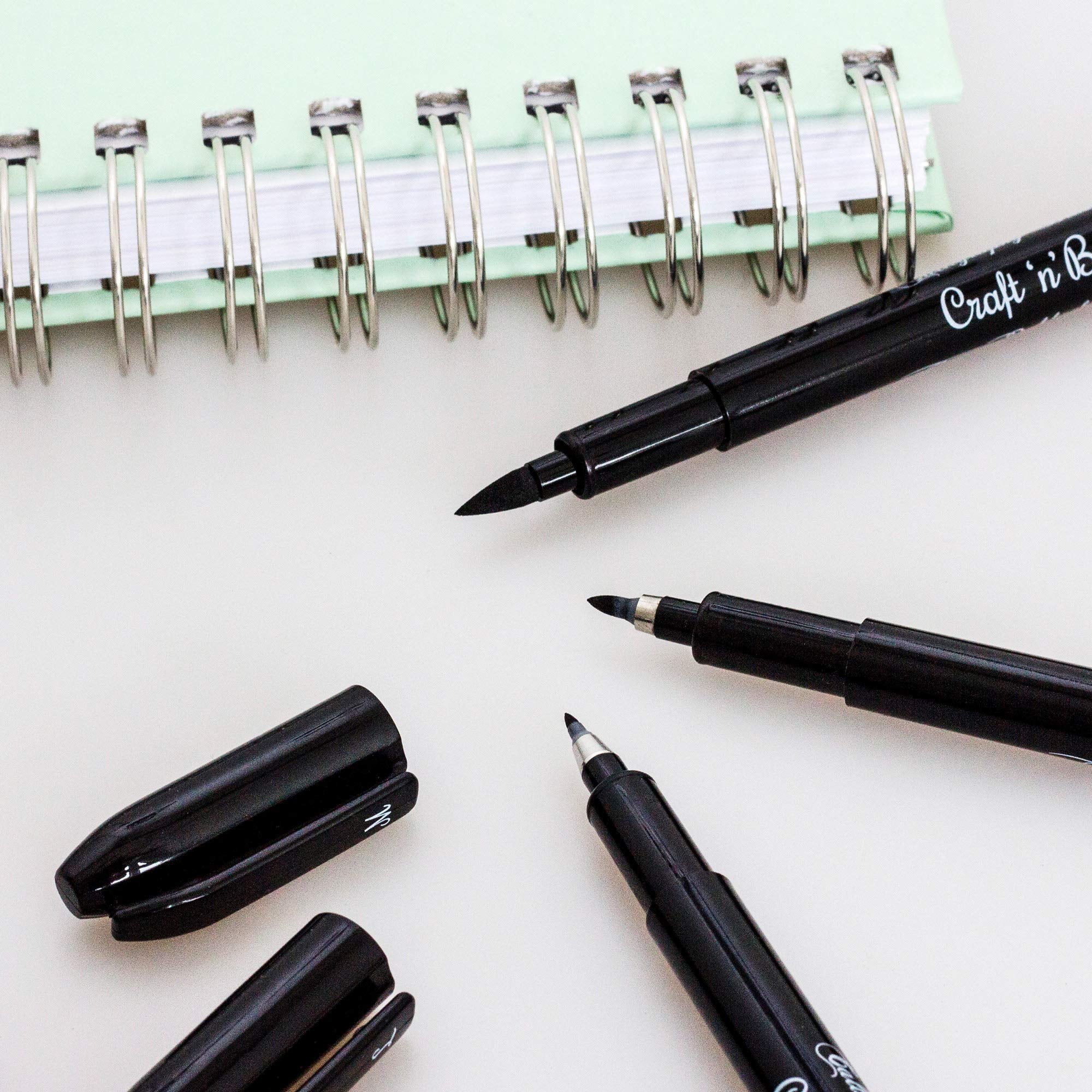 Craft 'n' Beyond journaling-setup – easy start for hobbyists in doodles and notes.