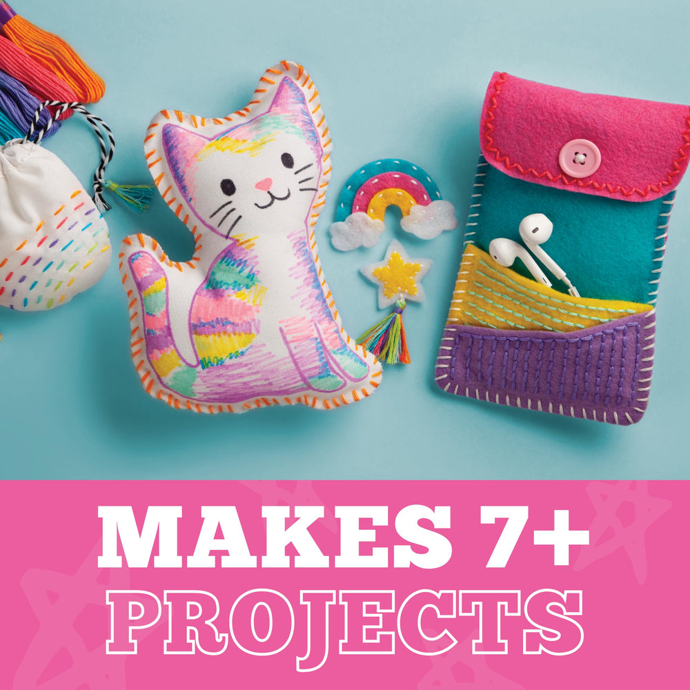 Craft-Tastic Let’s Learn to Sew pouch and phone case project ready to sew