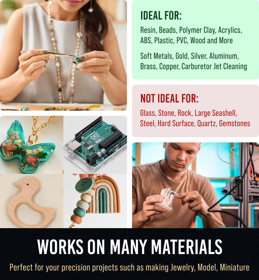 Craft911 18HSS micro bits close-up for resin bead jewelry projects.