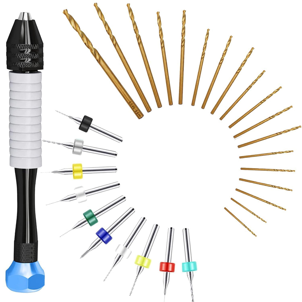 Craft911 pin vise hand drill setup for precise manual drilling tasks.