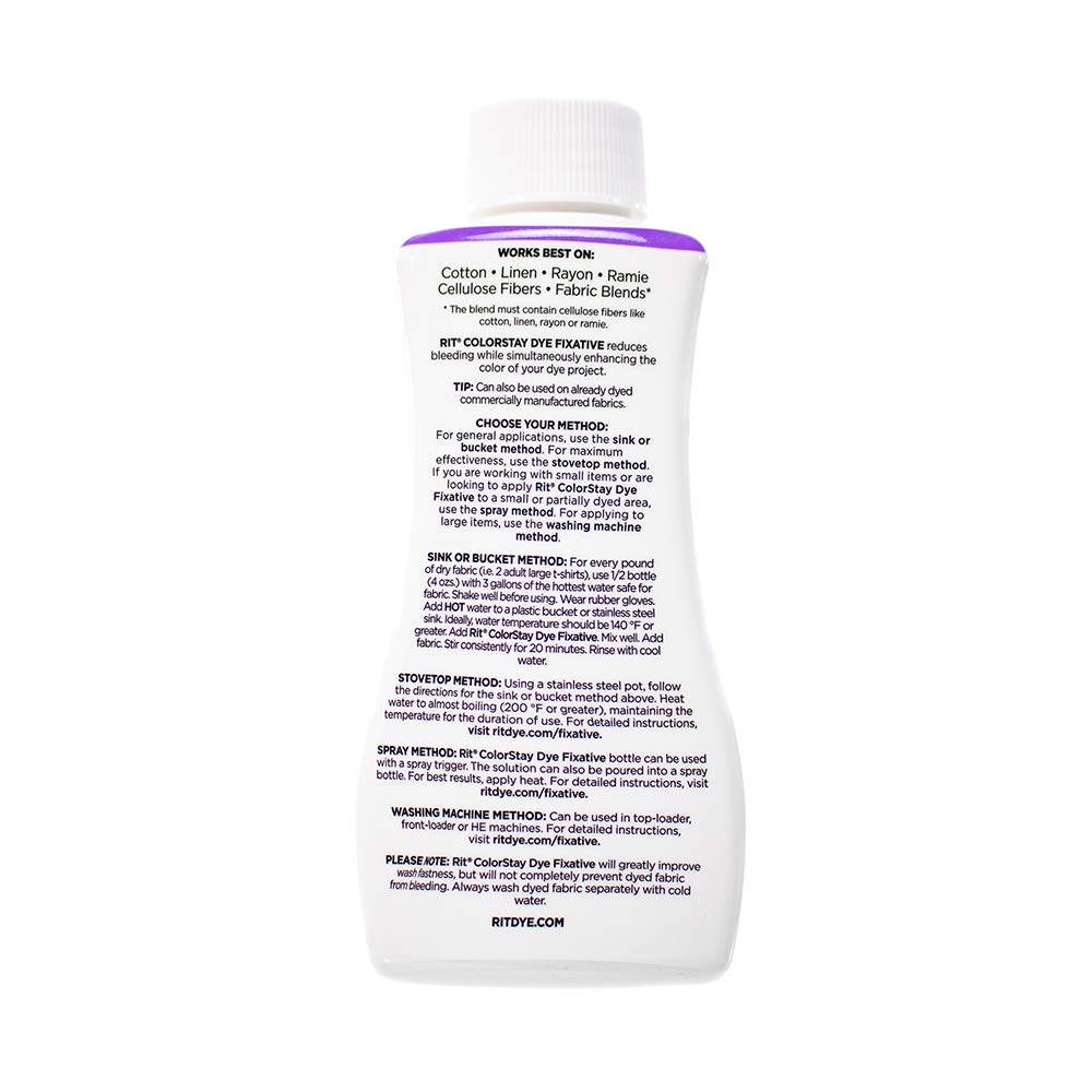 Craft County Rit Dye Cherry Red bottle for bold clothing and crafts