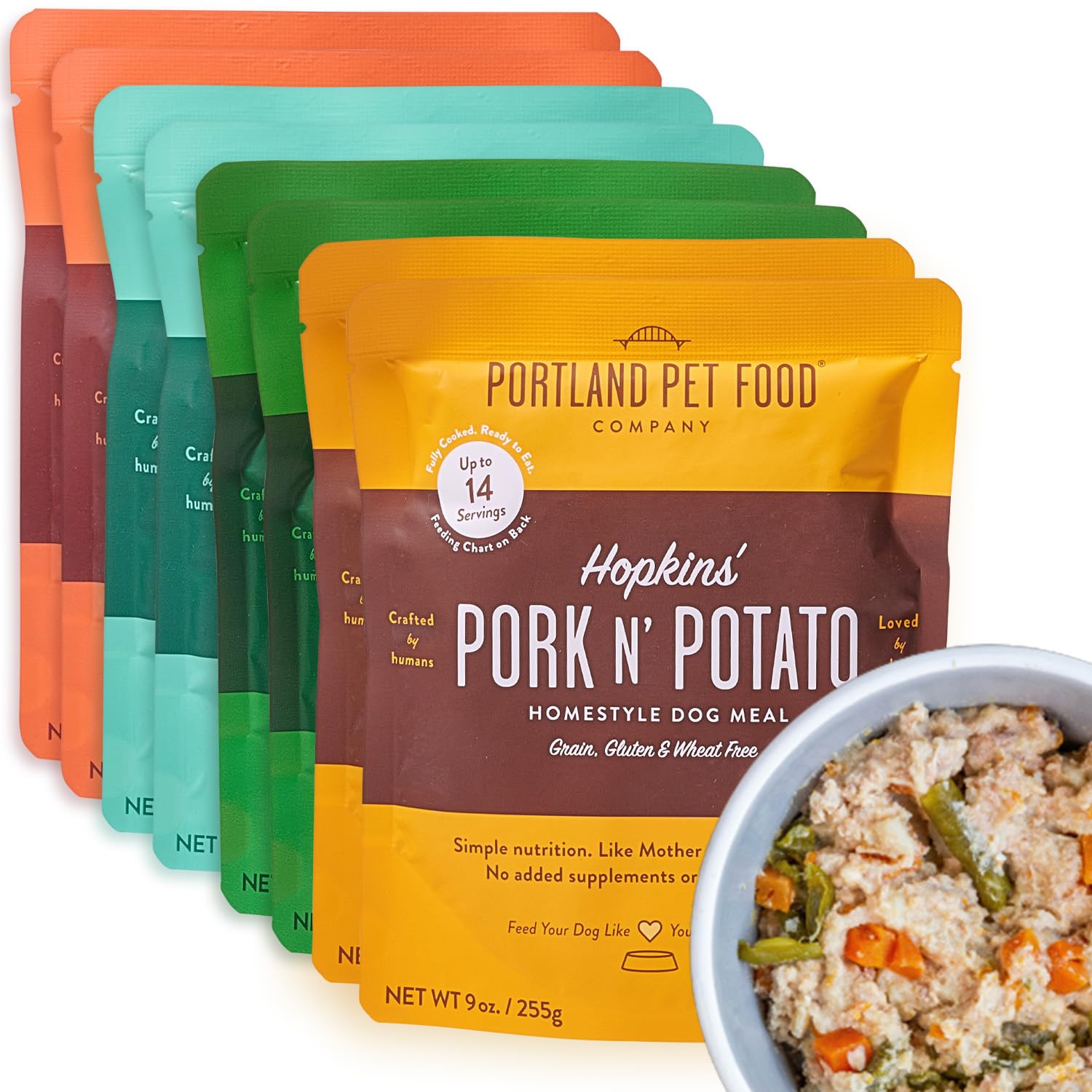 Crafted by Humans Beef N Rice pouch enhances flavor for picky dogs