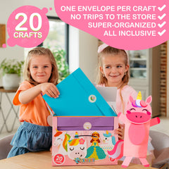 Craftikit independent crafts for kids fostering self-guided creativity and focus.