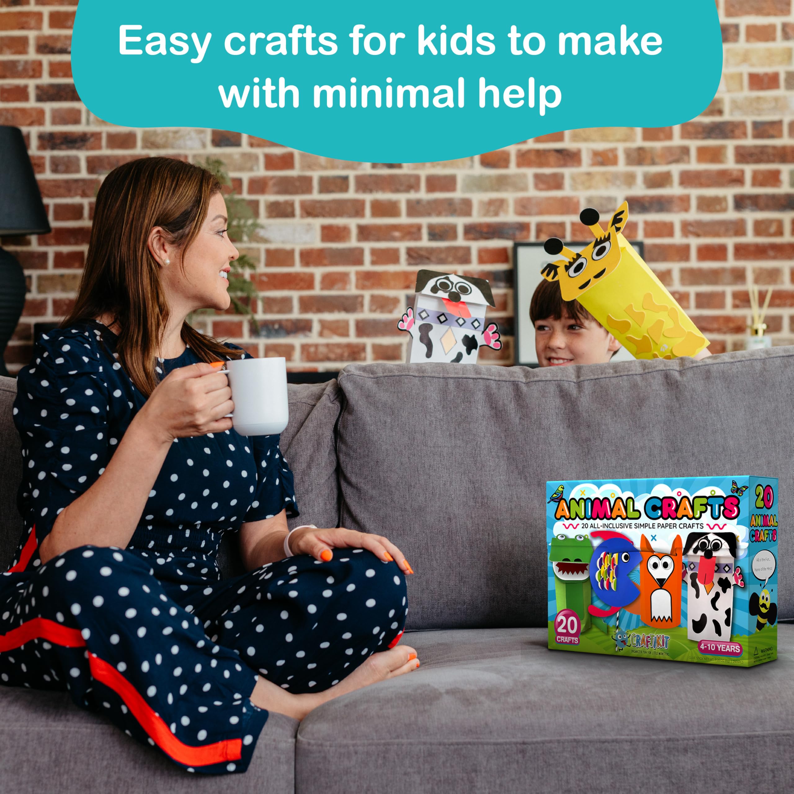 Craftikit variety of animal projects sparks imagination and creativity