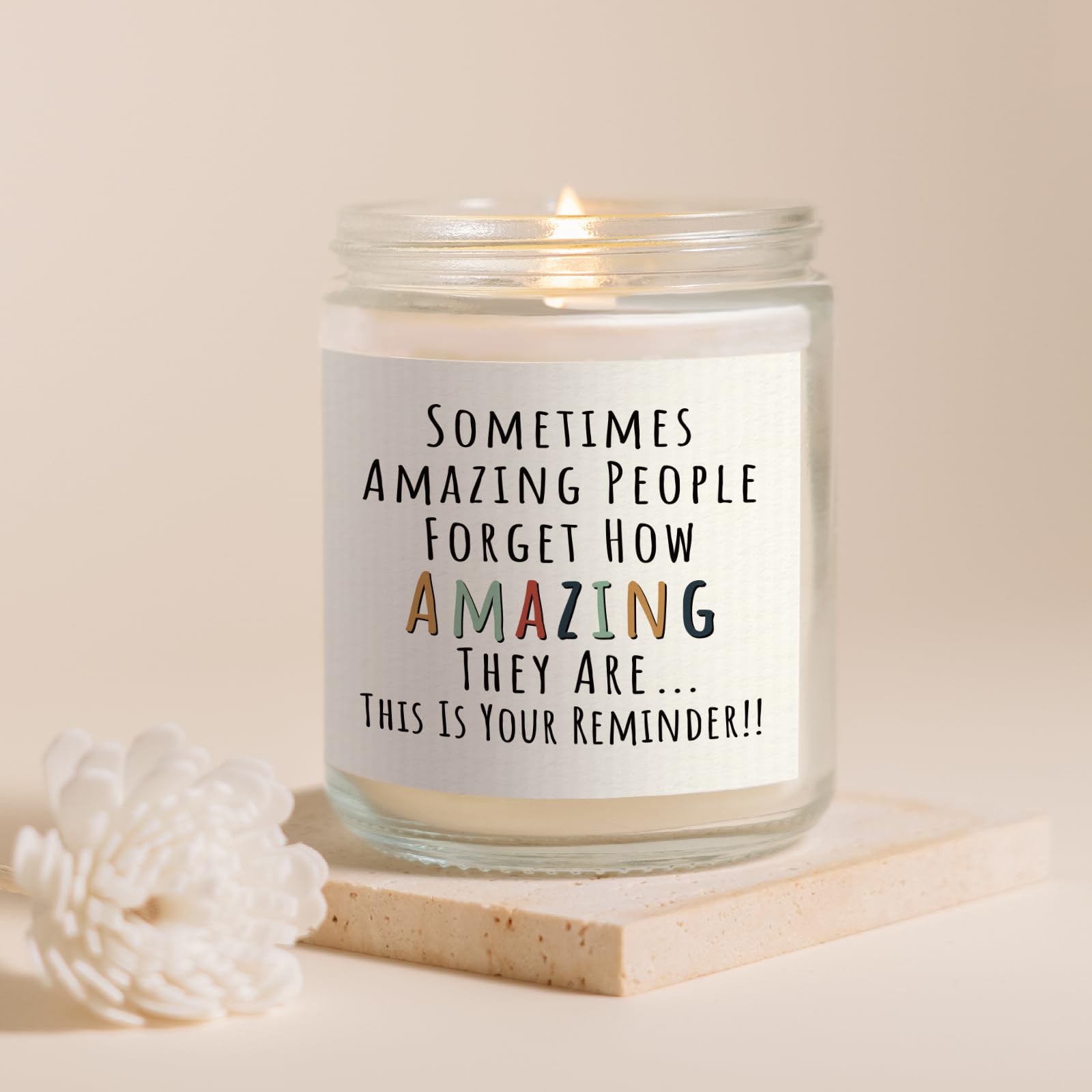 Living room scene features Craftique Lavender Candle with calming scent
