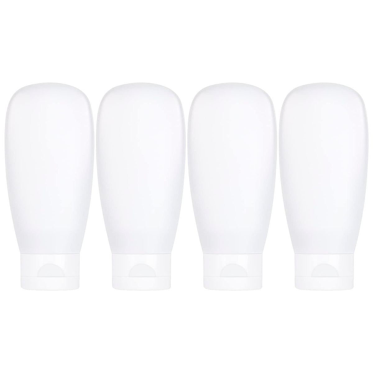Craftisan travel bottles set front view shows compact TSA-friendly containers for easy packing.