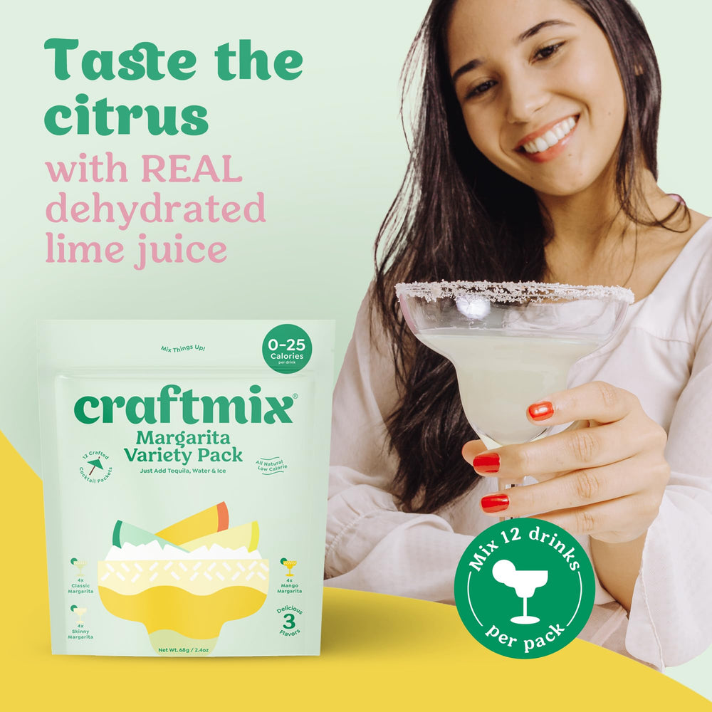 Craftmix natural ingredients closeup, vibrant flavor profile.