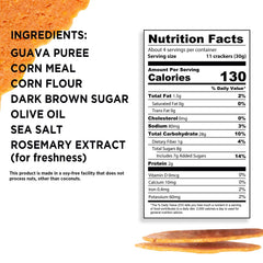 Craize Guava Crisps with nut butter for a quick bite.