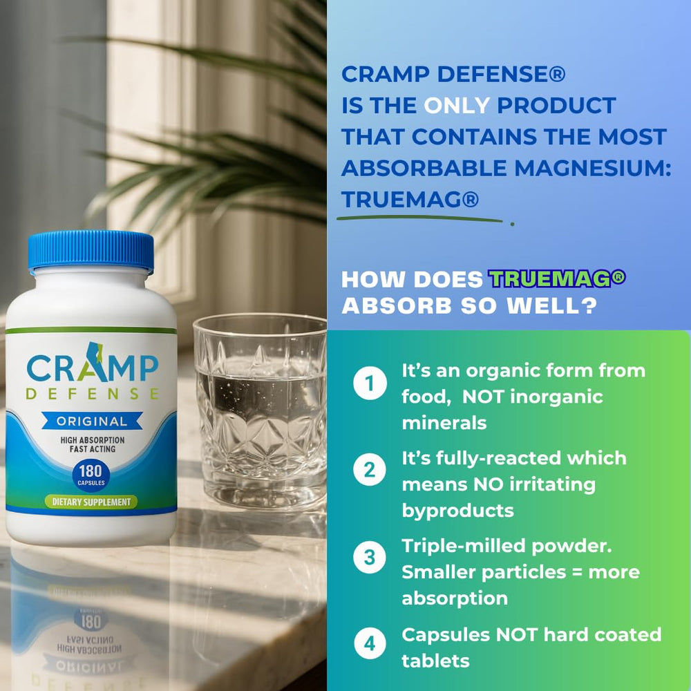 Cramp Defense night-relief scene, potential assist for night-time cramps.