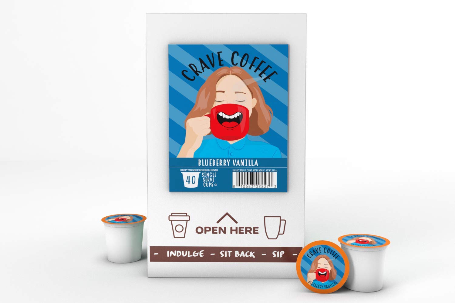 Crave Beverages Blueberry Vanilla pods simplify daily coffee ritual.