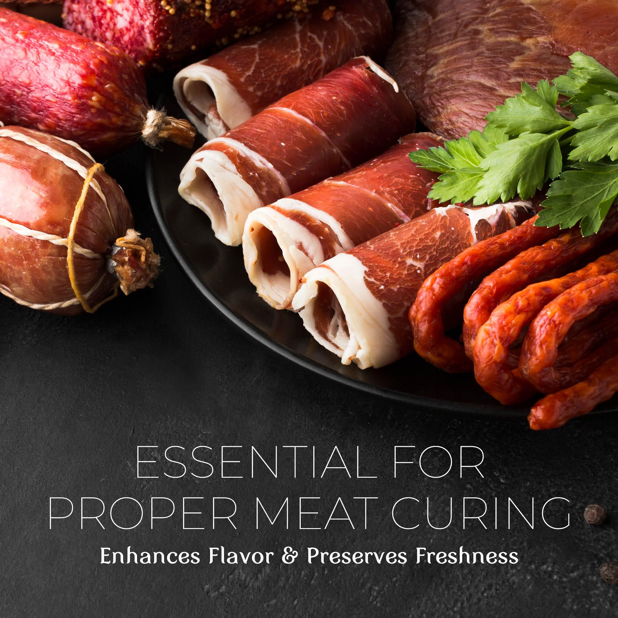 Crave Pink Curing Salt #1 label highlights pink hue to prevent salt mix-ups