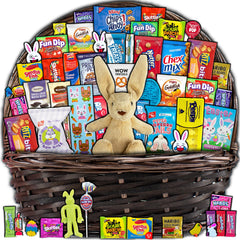 CRAVEBOX Brown Easter Basket 55ct ready for gifting.