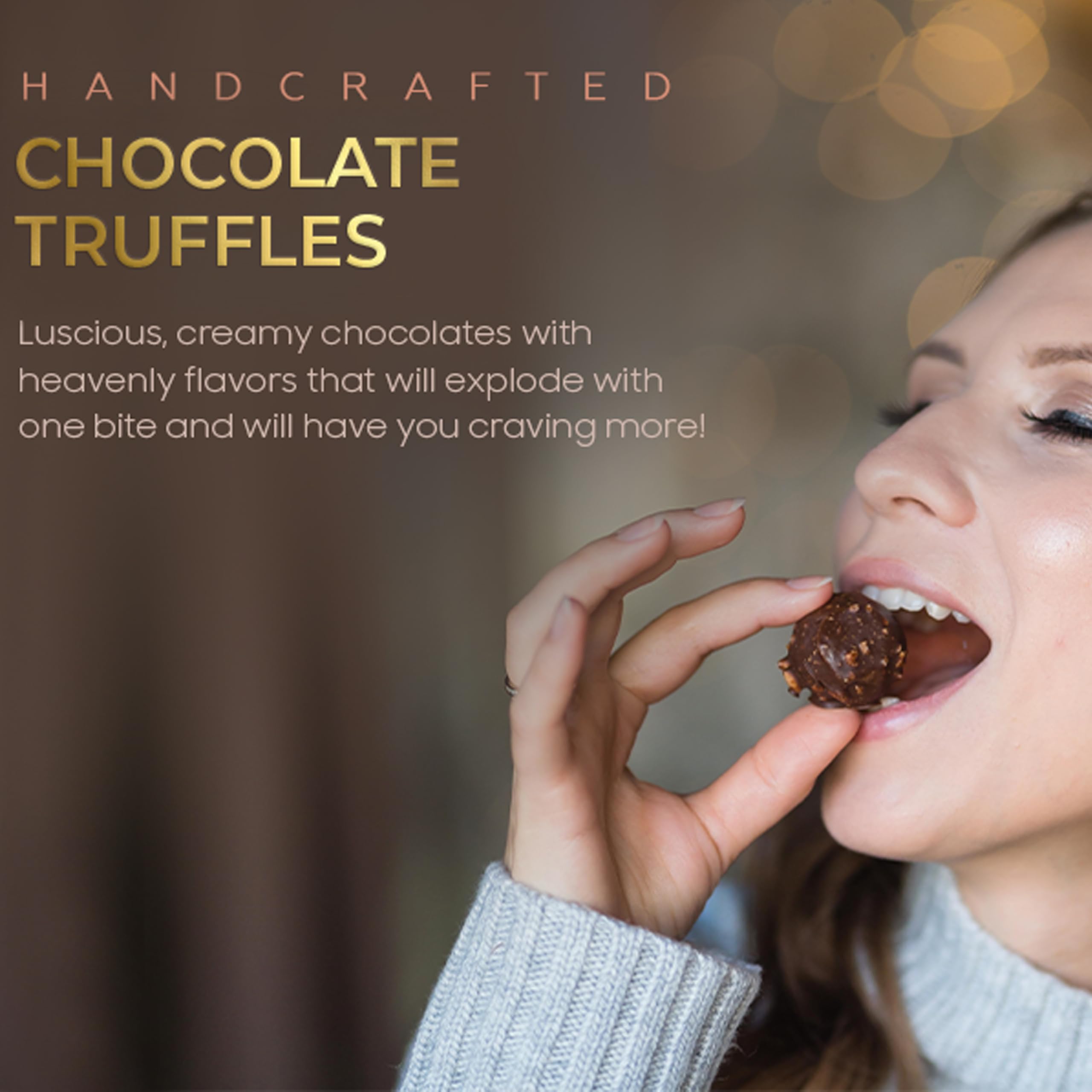 CRAVINGS BY ZOE white chocolate shells offering smooth sweetness.