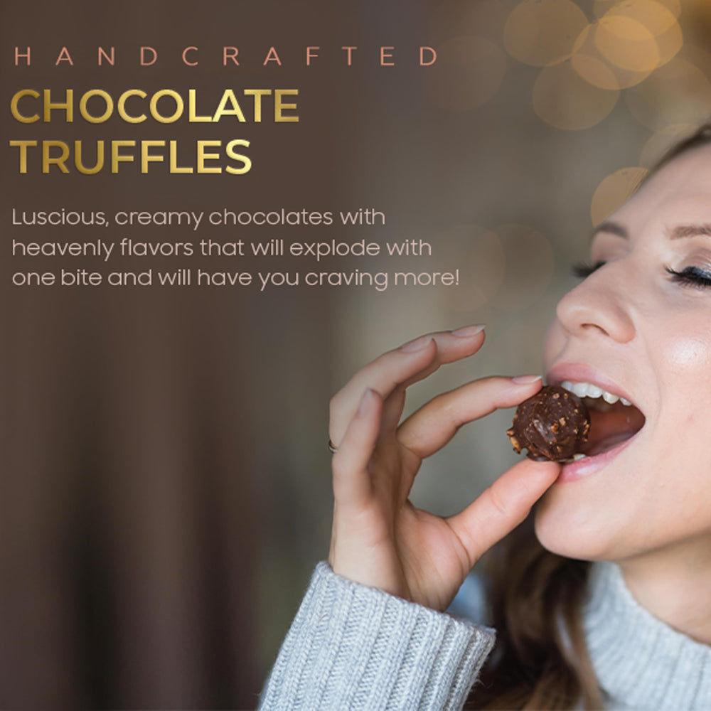 CRAVINGS BY ZOE white chocolate shells offering smooth sweetness.