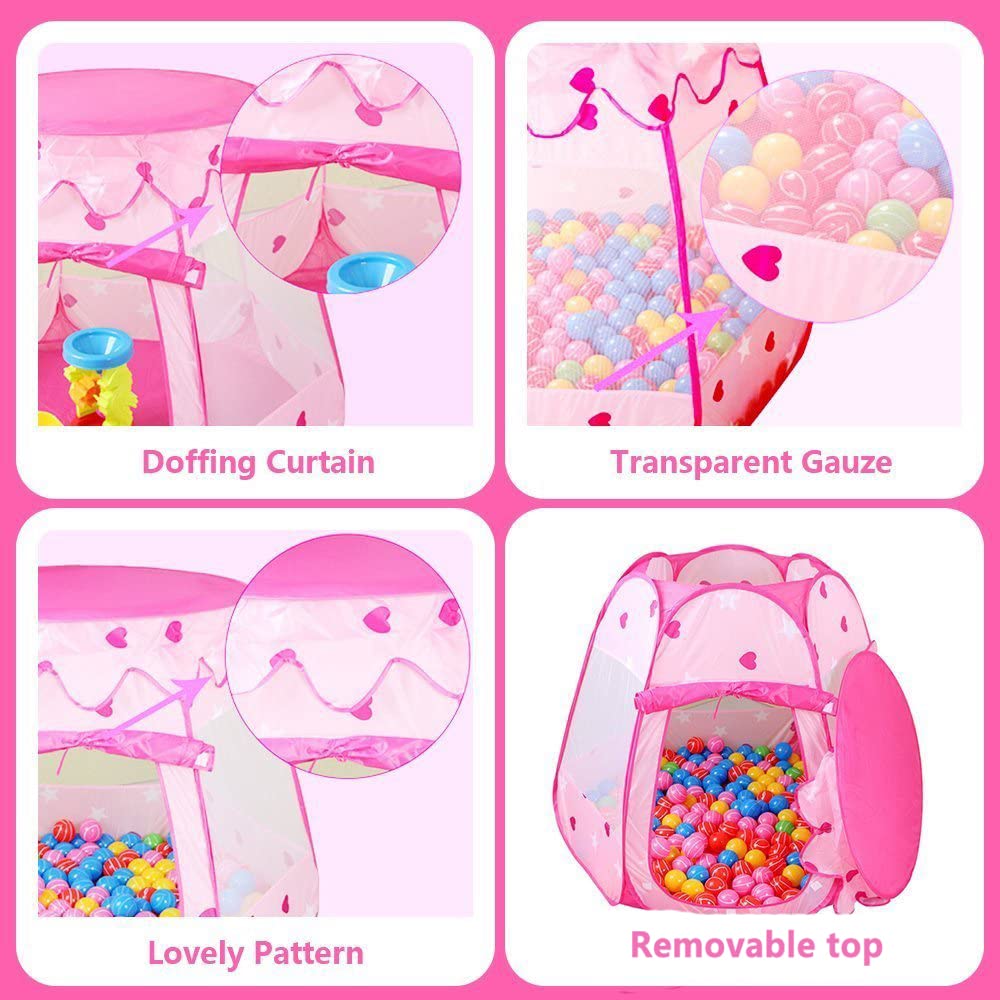 Crayline tent doubles as a toddler friendly ball pit