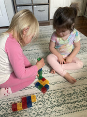 Crayola Bold PIP Cubes easy-grip blocks designed for little hands ages 3+.