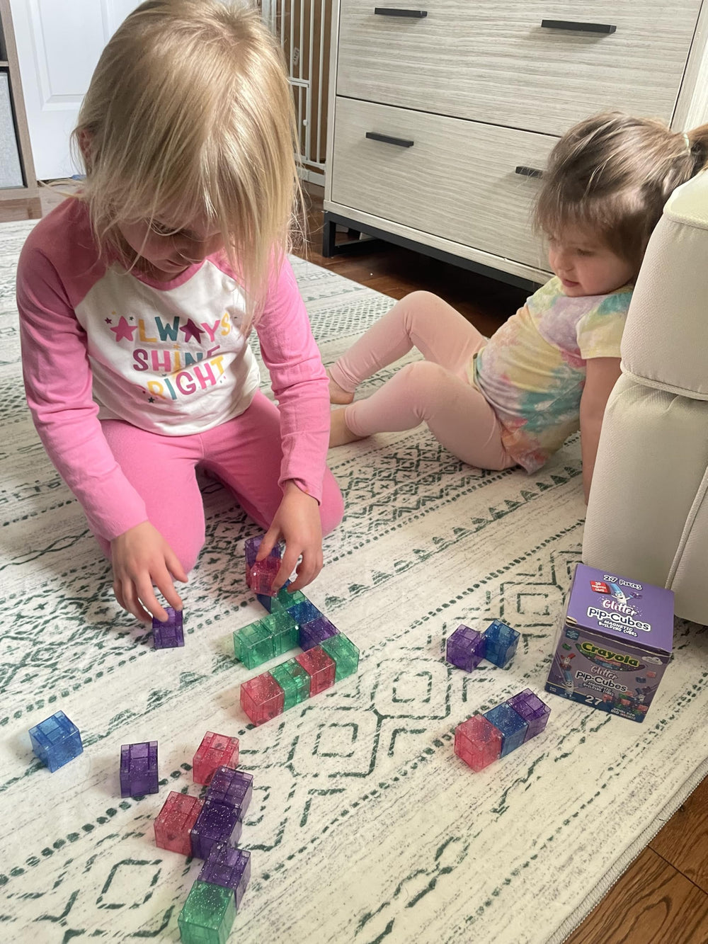Crayola Glitter PIP Cubes vehicle designs inspire creative STEM play