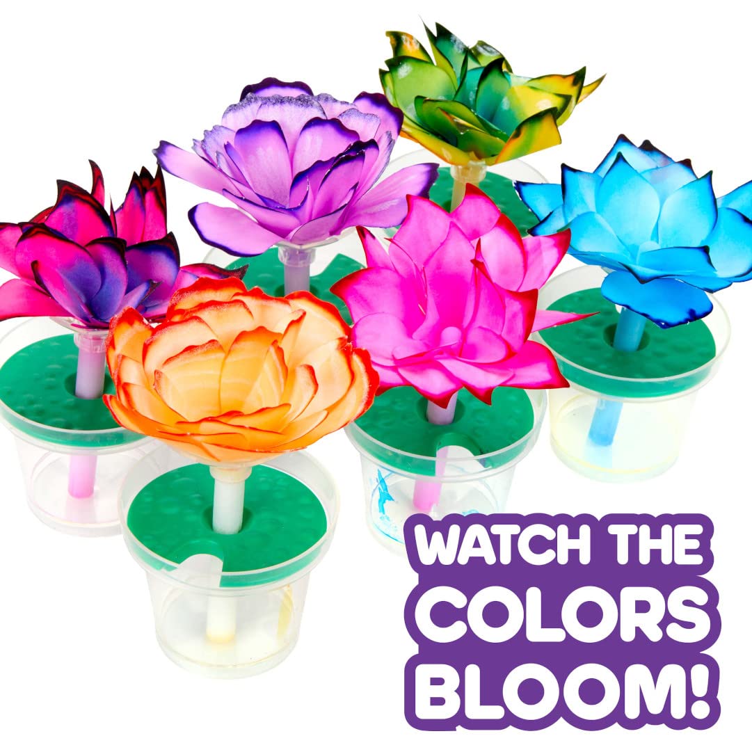 Crayola Paper Flower Petal Sheets become twelve colorful blooms for kids.