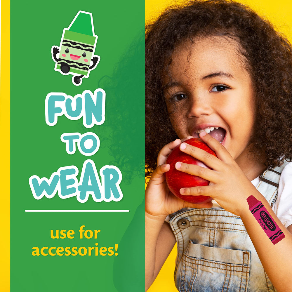 Crayola shaped bandages soft flexible plastic contours to skin.