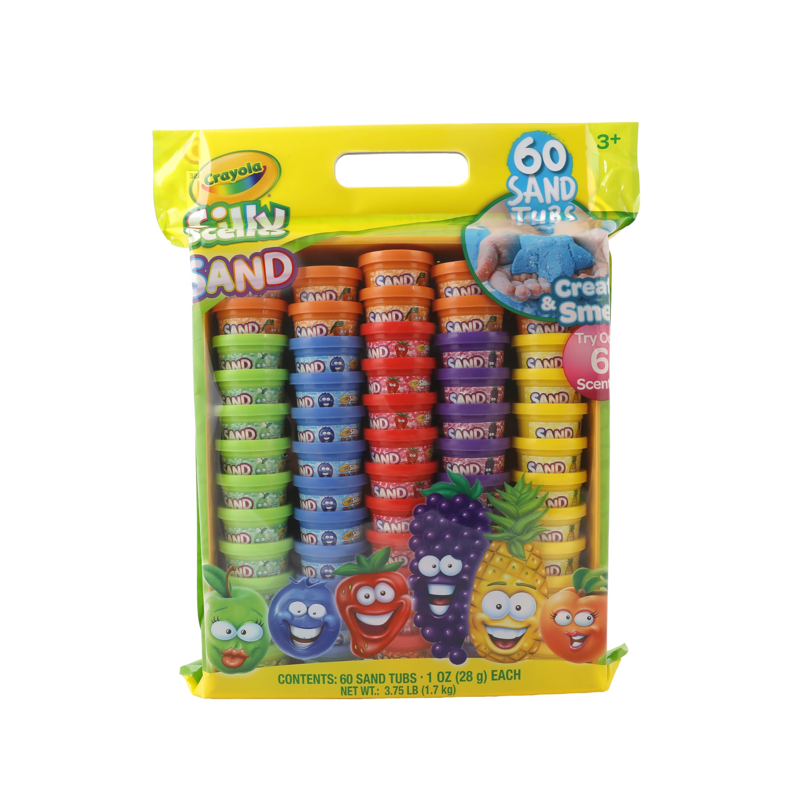 Crayola Silly Scents closeup highlighting texture and scent details