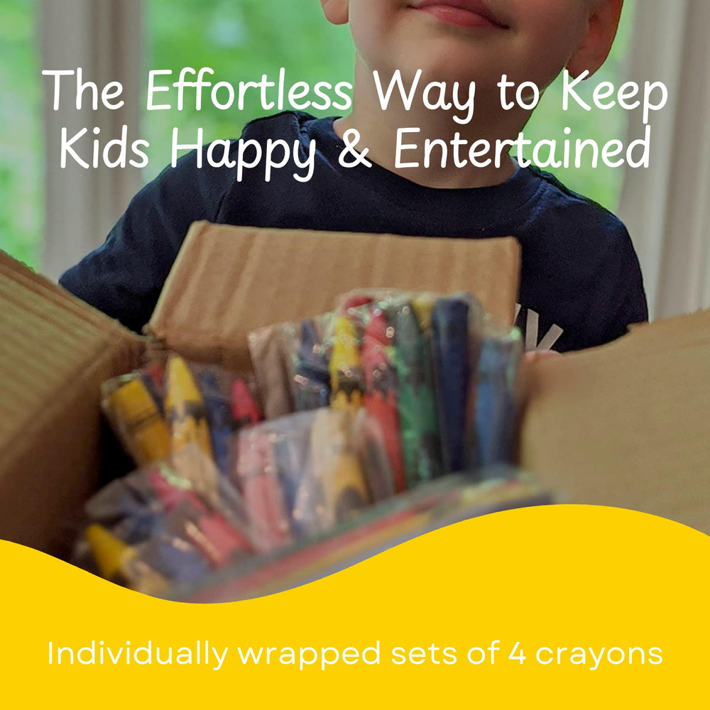 CrayonKing individually wrapped crayons for quick, hygienic sharing.