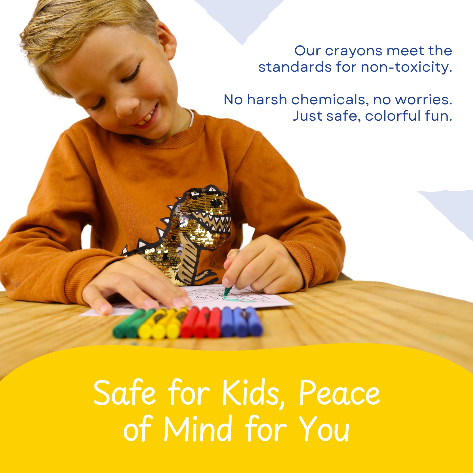CrayonKing pre-wrapped packs speed distribution at parties and waiting rooms.