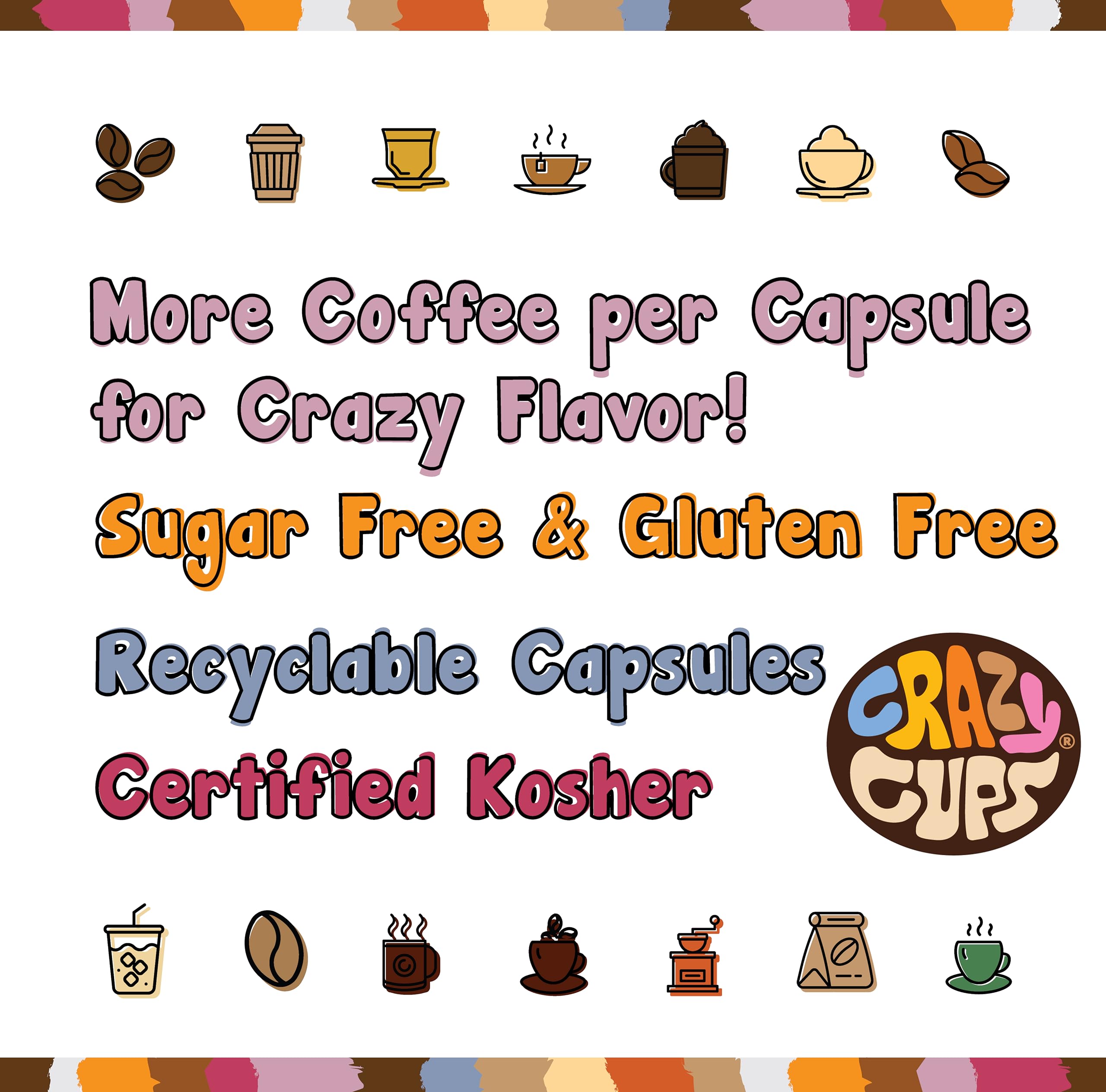 Crazy Cups Blueberry Cobbler pods—classic berry crumble captured in a coffee cup.