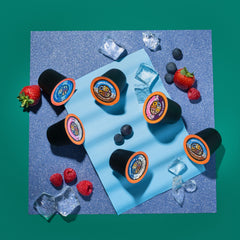 Crazy Cups White Chocolate Strawberry pods—premium flavor option for indulgent mornings.