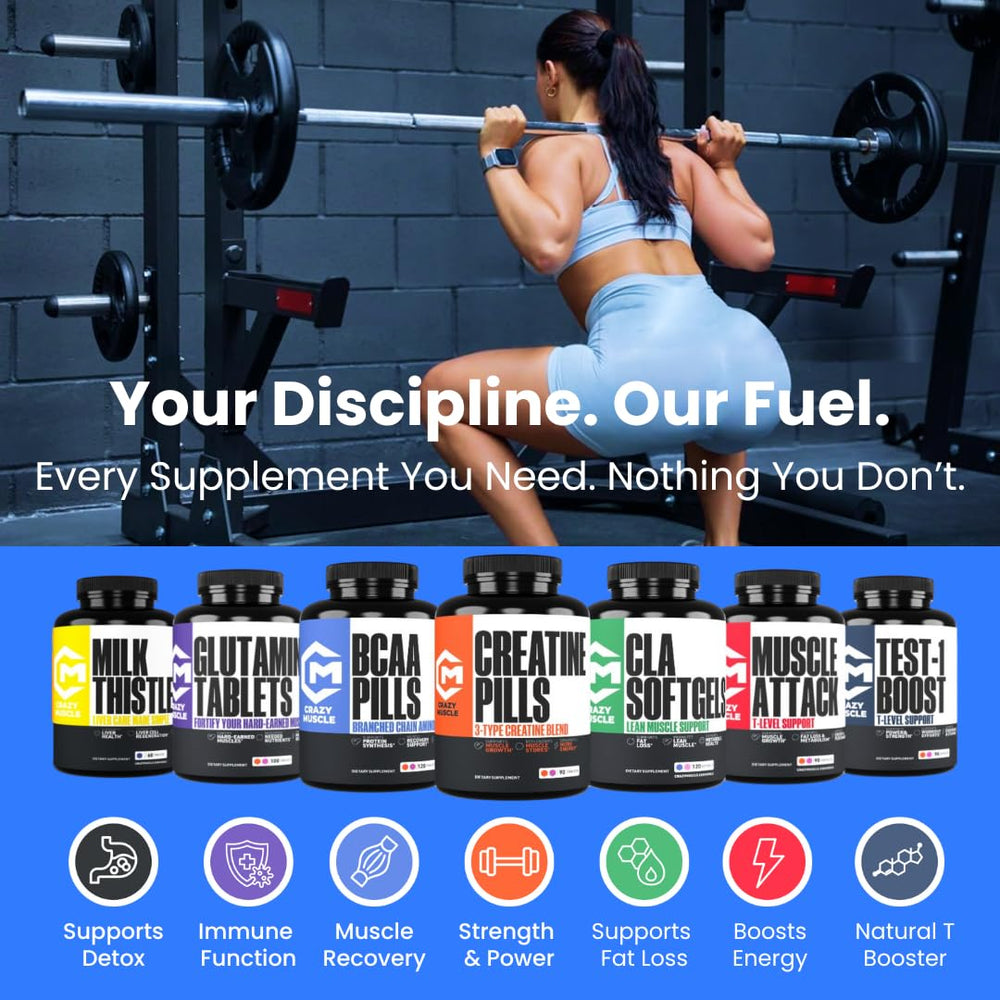 Serving details showing six capsules per day for consistency
