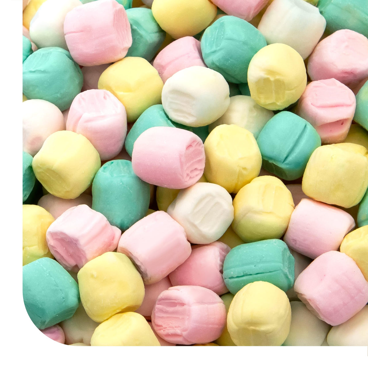 CrazyOutlet Buttermints 1lb bag for fresh breath after meals, shown in a gifting-friendly display.