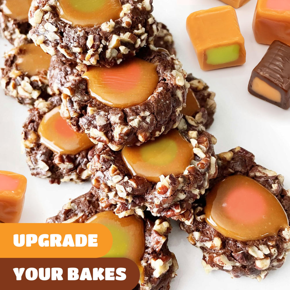 CrazyOutlet candy serving ideas image showing sharing and dessert topping possibilities.